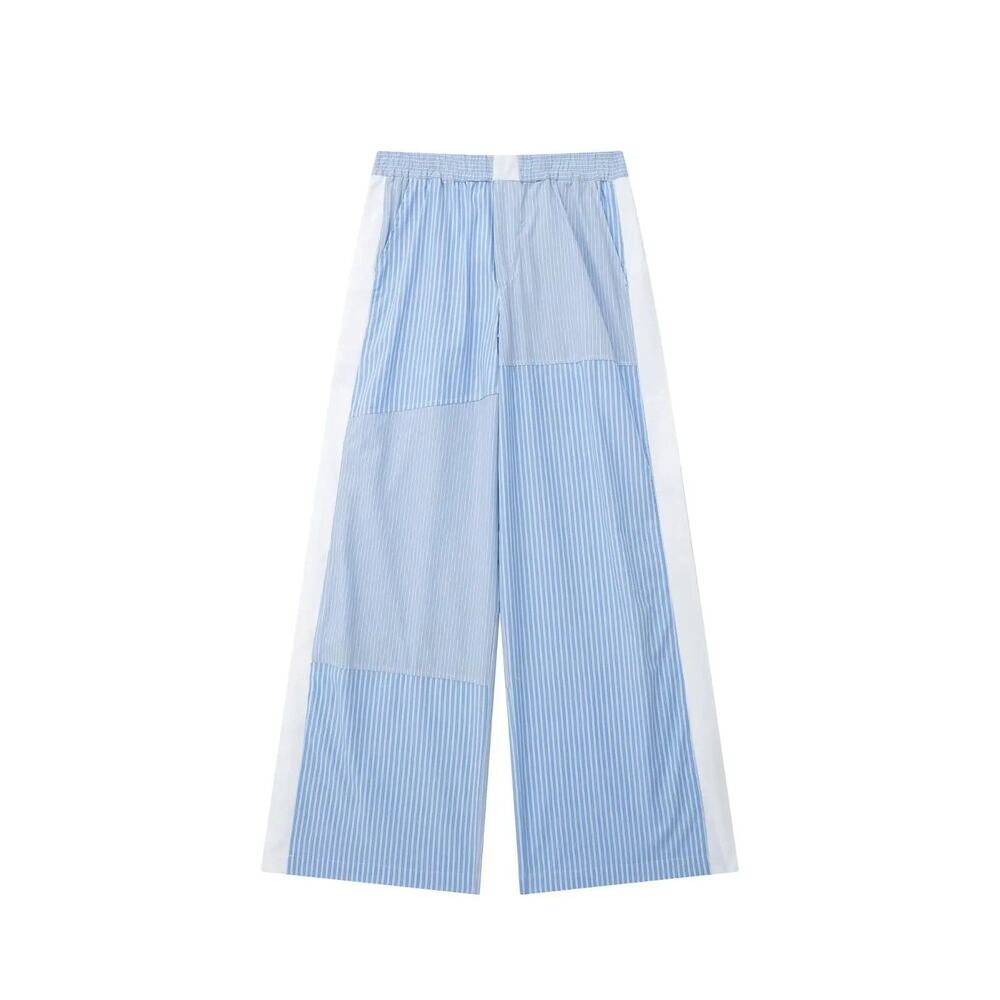 Zara Full-Length Patchwork Pants - M - image 2